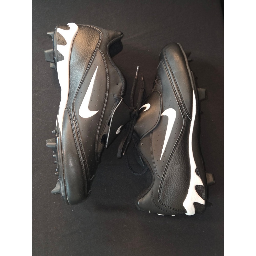 Nike Men's Black White Baseball Cleats Size 8.5